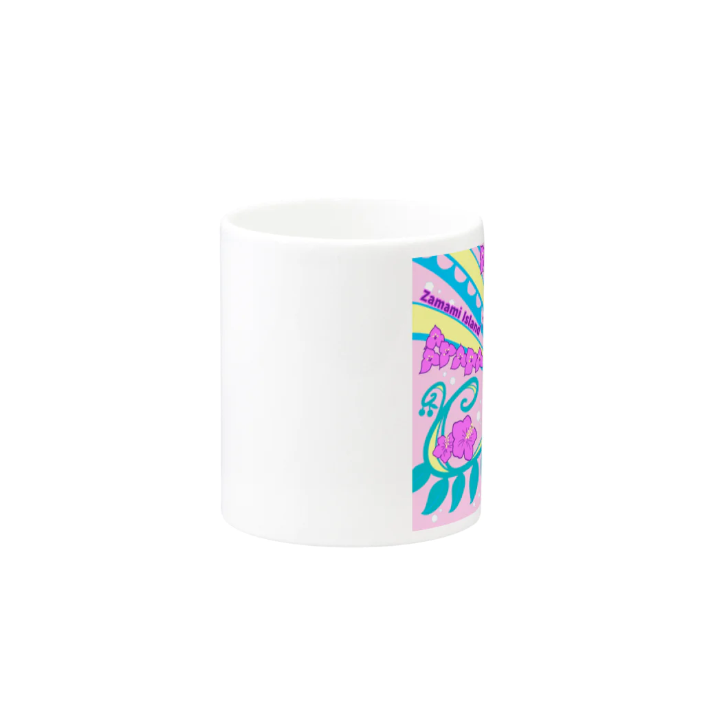 Aquagirl Zamami のZamami ヒージャーベビー Mug :other side of the handle