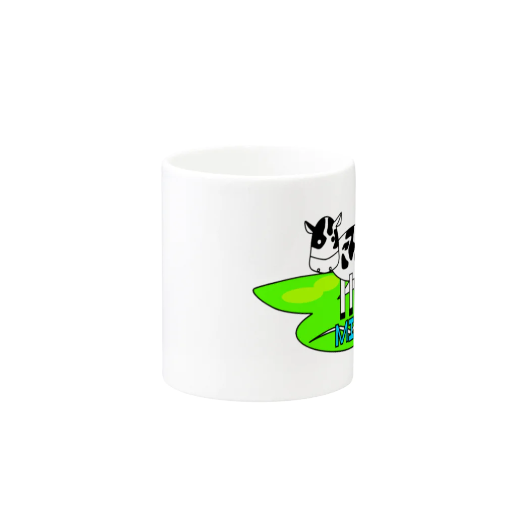 🕷Ame-shop🦇の牛 Mug :other side of the handle