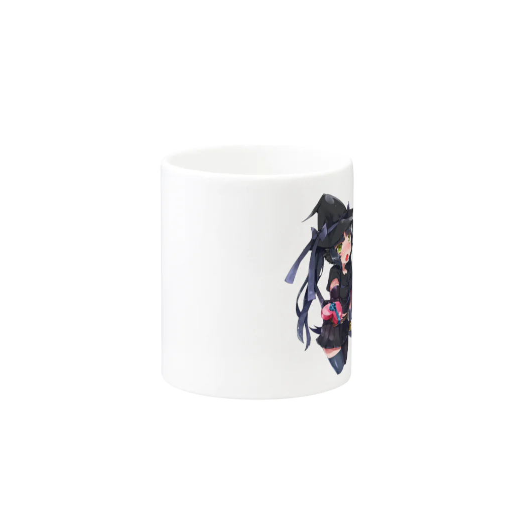 SEOのホワイトハットジャパンの白野おぷちと黒木凛紅からのプレゼント Mug :other side of the handle