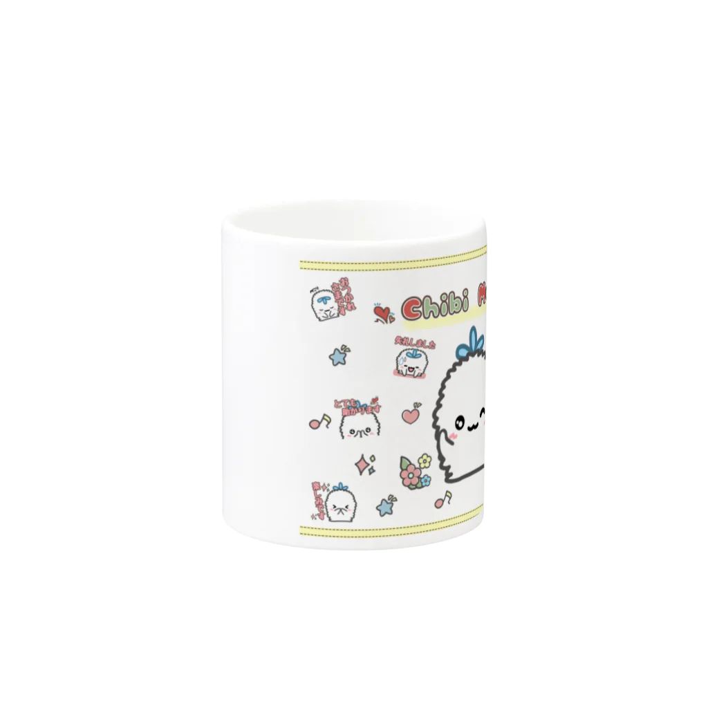 チビもふSHOPのチビもふグッズ Mug :other side of the handle