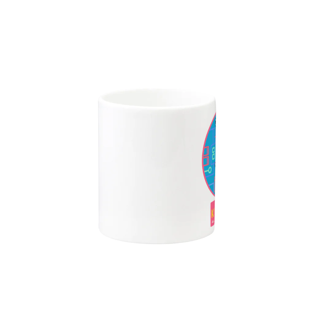 PICOPICOのクマボーグ Mug :other side of the handle