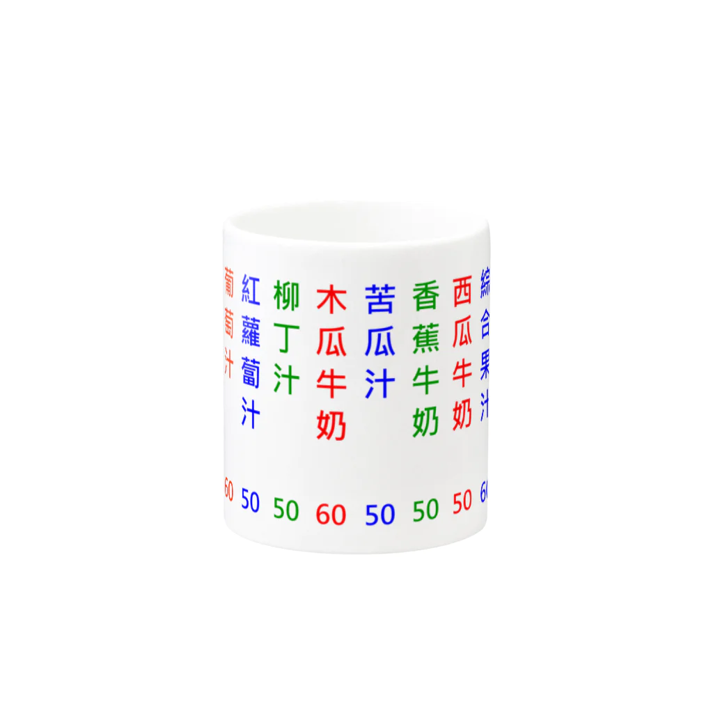 TOSEIKAIの台湾夜市ドリンクバー Mug :other side of the handle