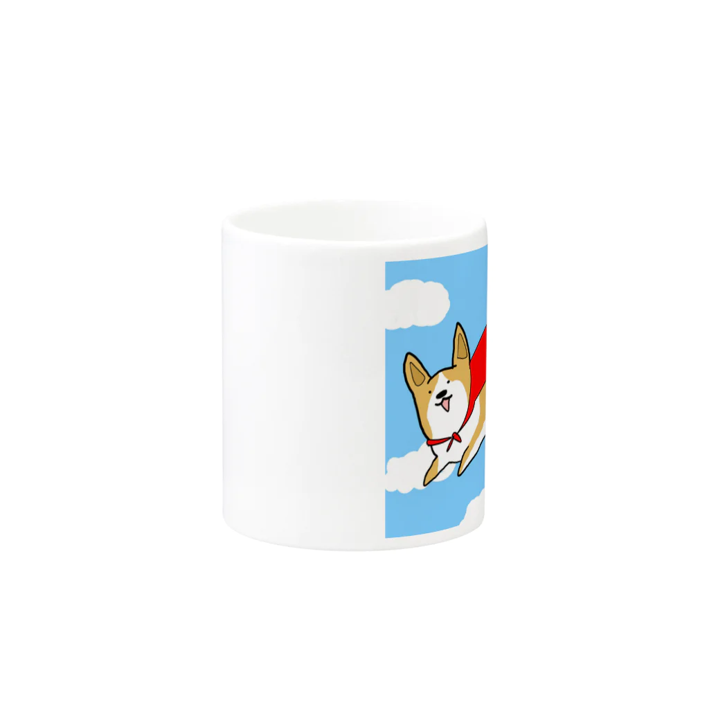 ごしみのコギマント Mug :other side of the handle