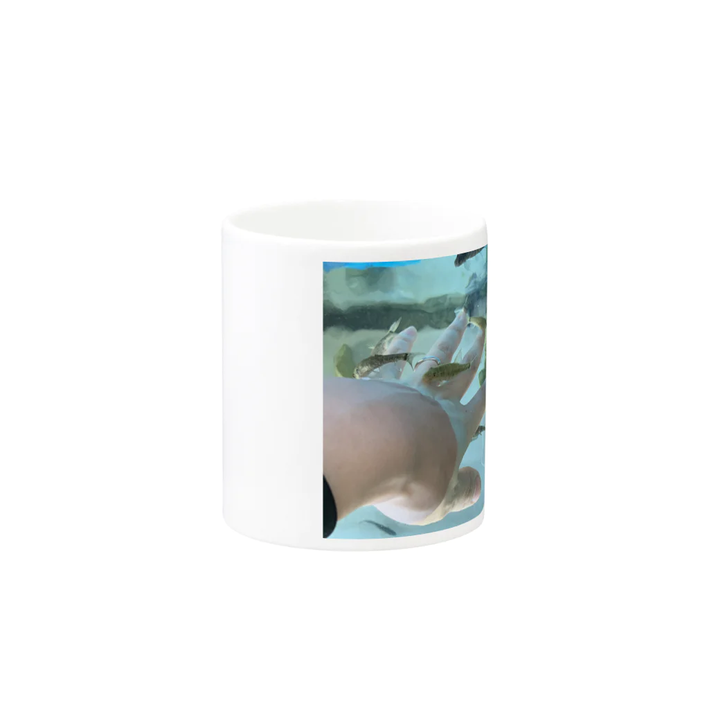 ぞい＠硯の医者魚 Mug :other side of the handle