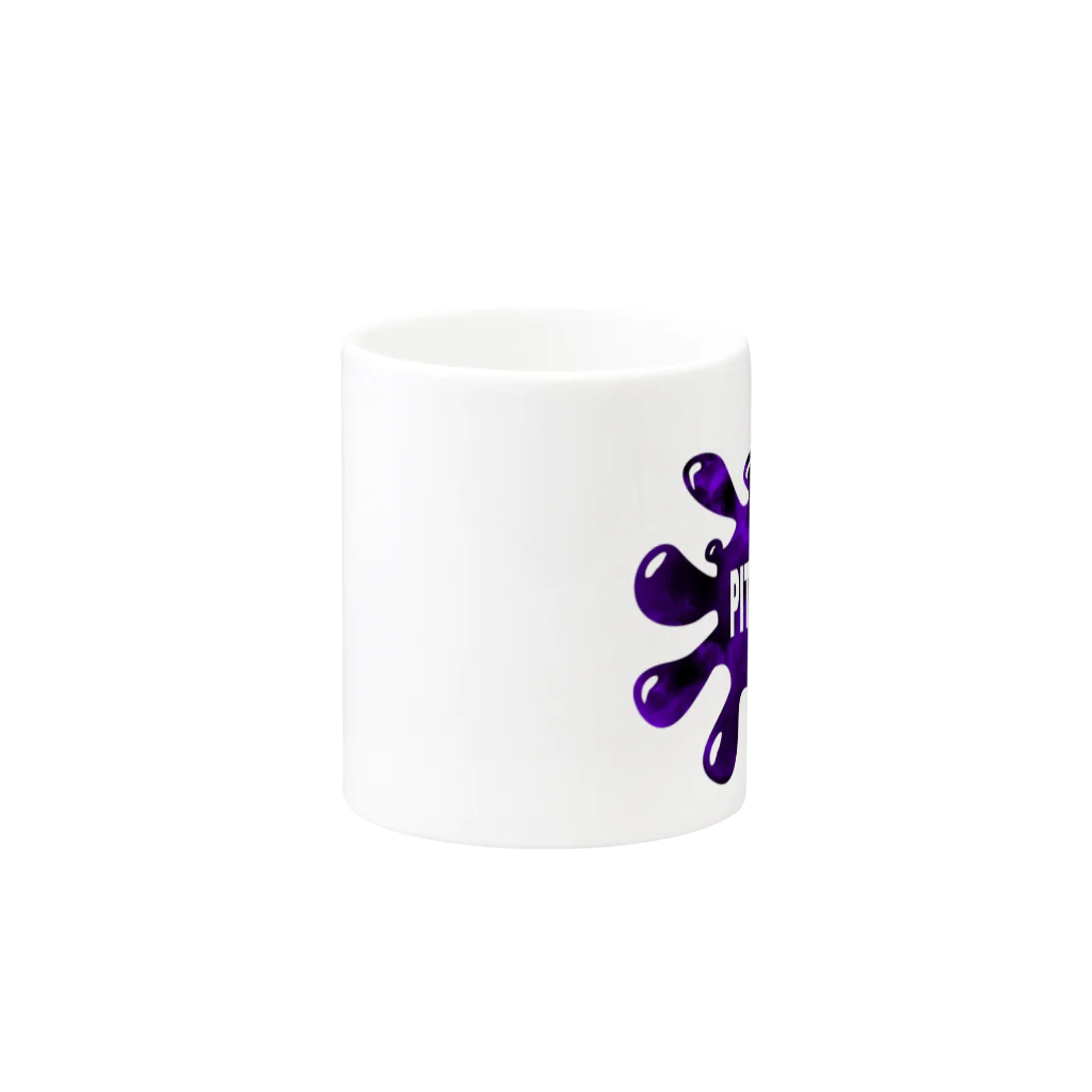 PIT-A-PATのPIT-A-PAT PURPLE Mug :other side of the handle