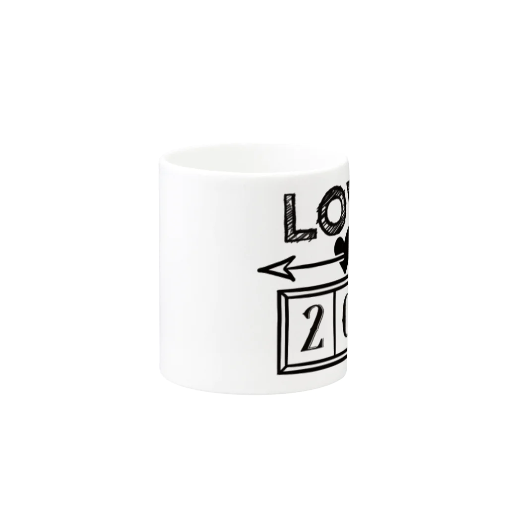 enako.のLOVE200% Mug :other side of the handle