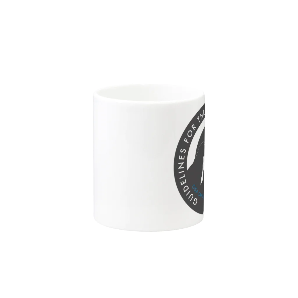 有限会社サイエンスファクトリーのGSA－JAPANロゴ Mug :other side of the handle