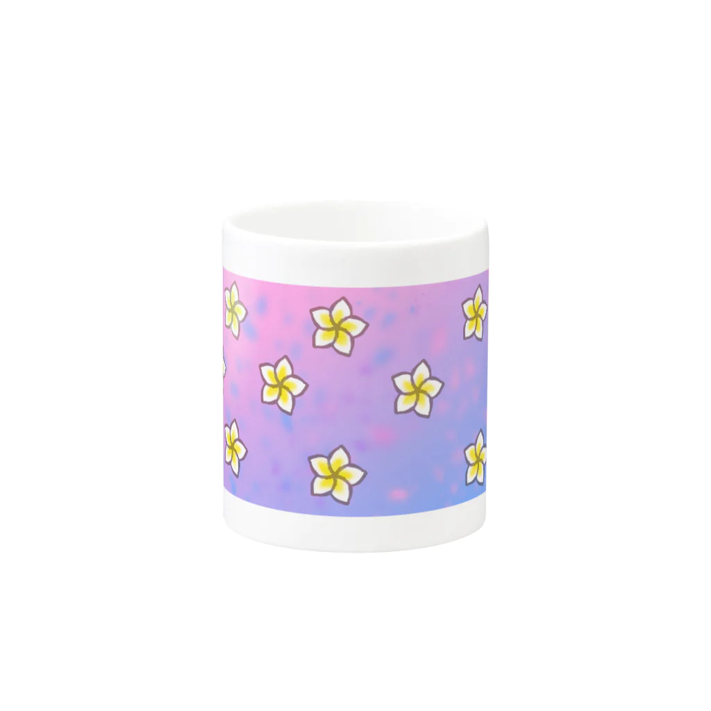 LiNKaGeのPlumeria Mug :other side of the handle