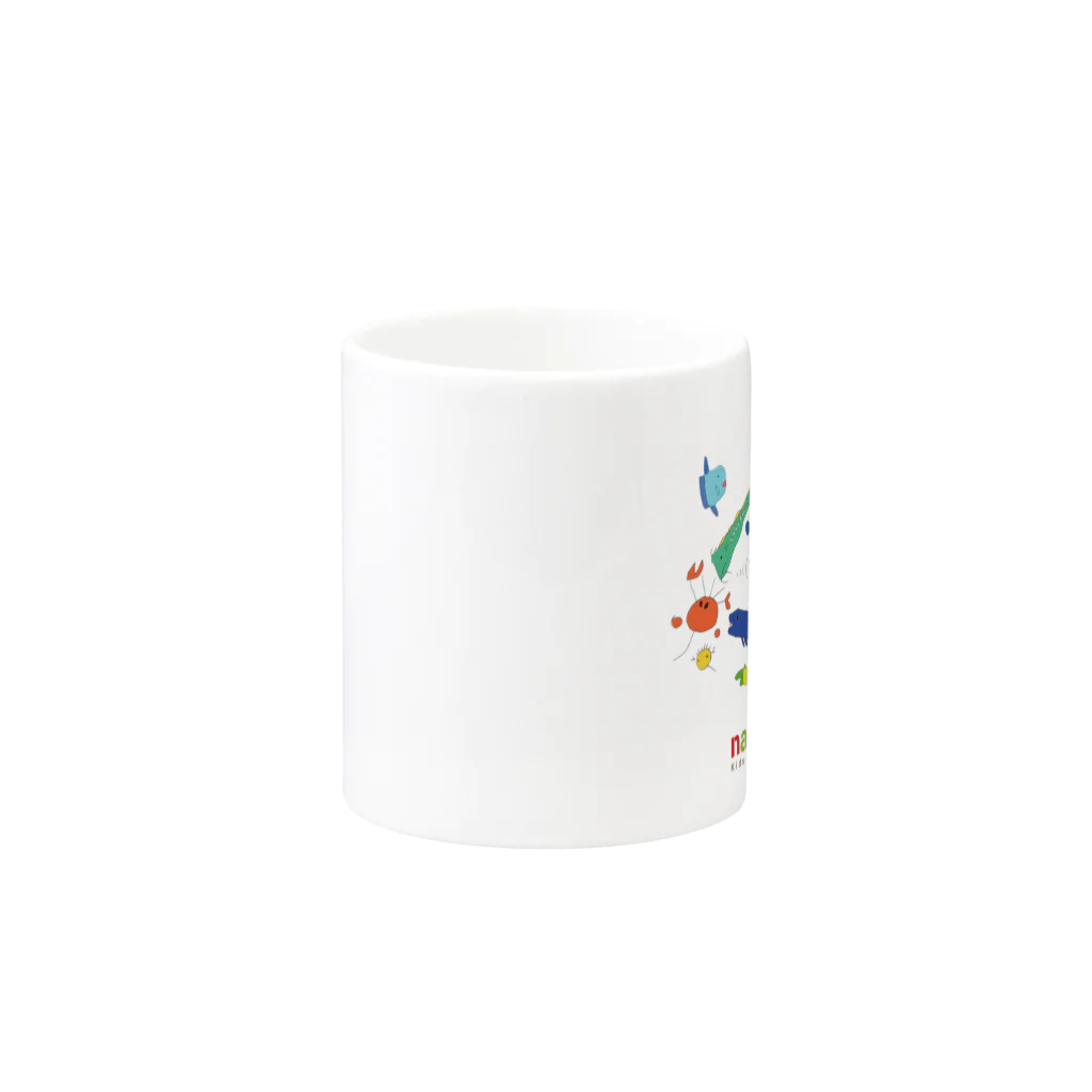 Kids Designer's Shopの海の中の世界 Mug :other side of the handle