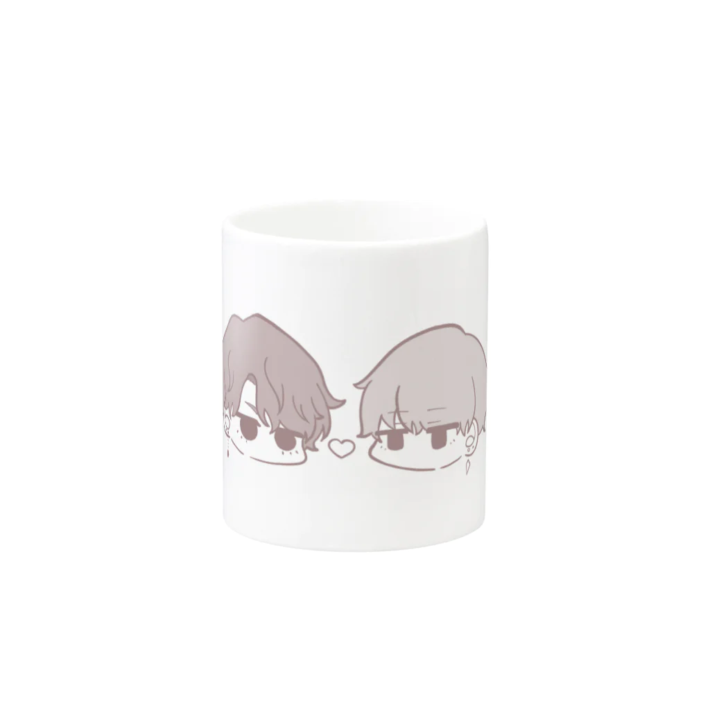 🥕🐟のおとこのこたち Mug :other side of the handle