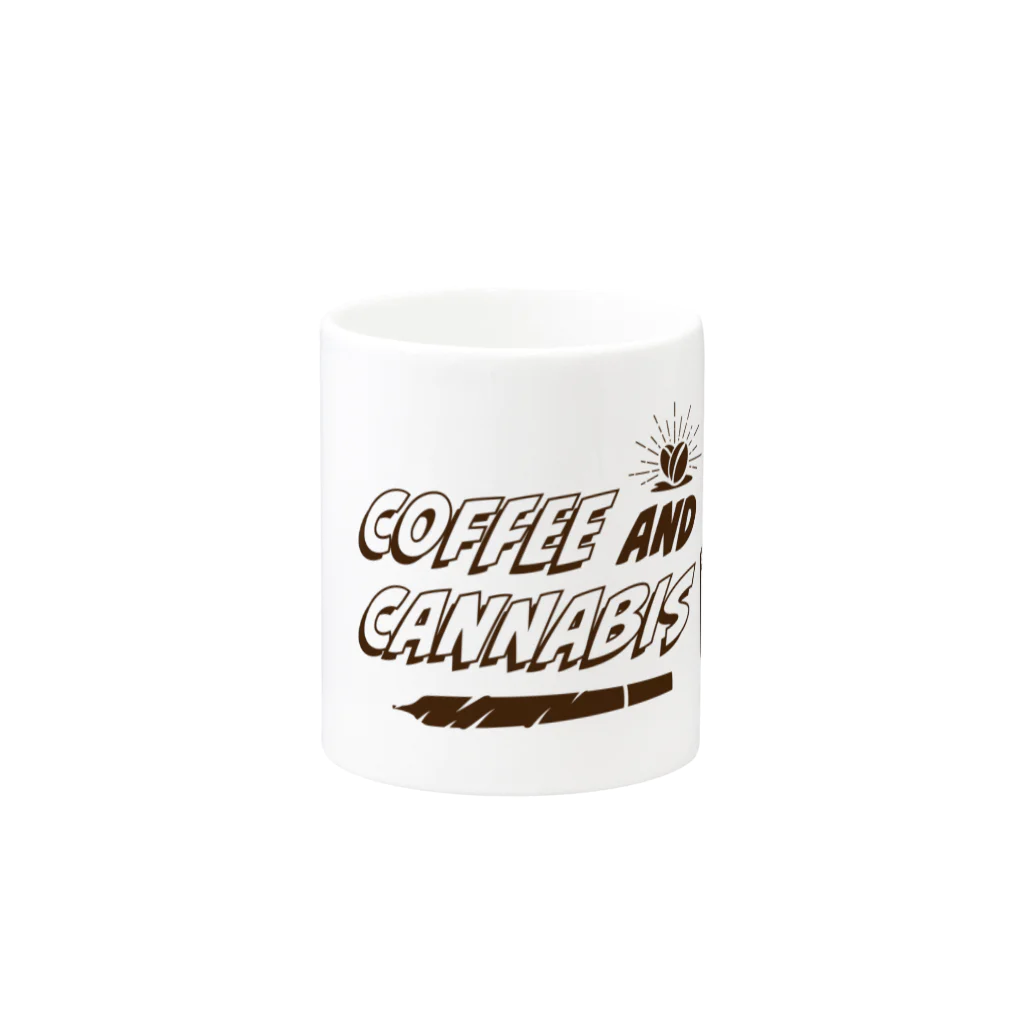 420 MUSIC FACTORYのCoffee＆Cannabis（コーヒーと大麻）　#2 Mug :other side of the handle