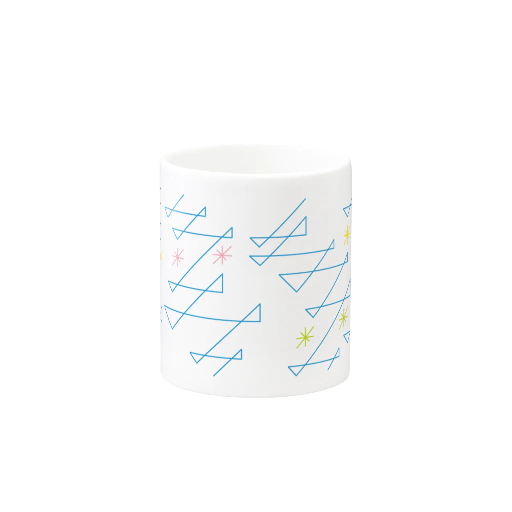 つめくさカップ店の辿る Mug :other side of the handle