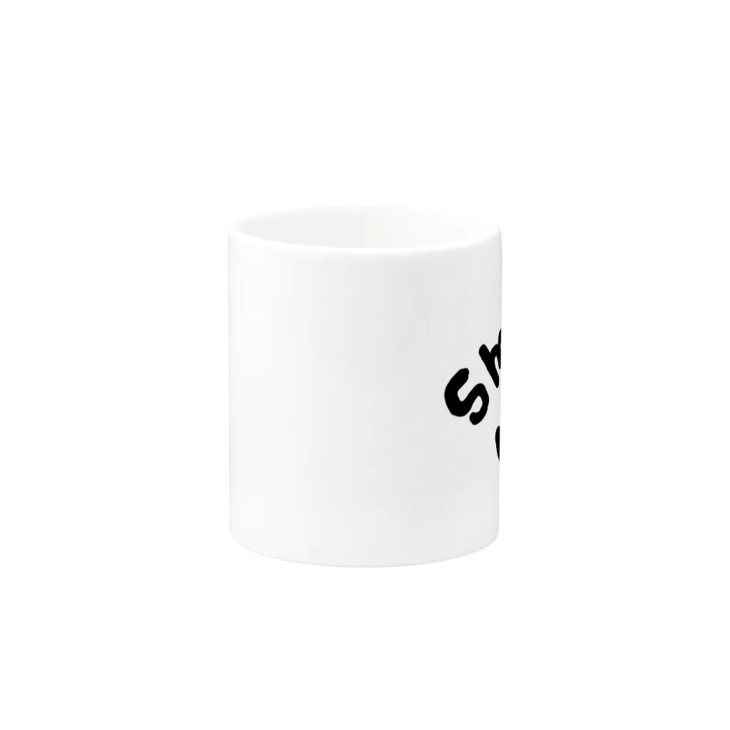 suzy47のにこちゃんシンプル Mug :other side of the handle