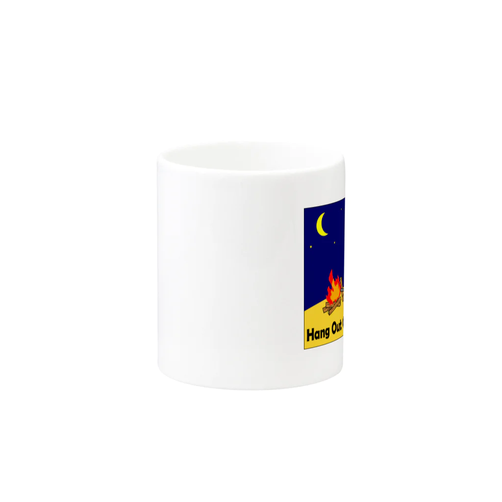 koshinのtakibiman Mug :other side of the handle