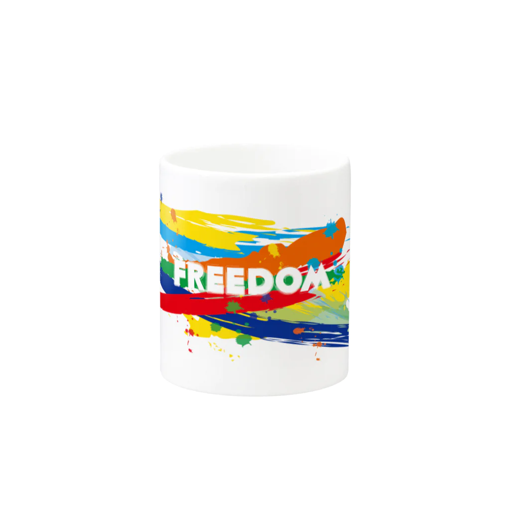 YükaCh!ka(ユカチカ)のFreedom Mug :other side of the handle