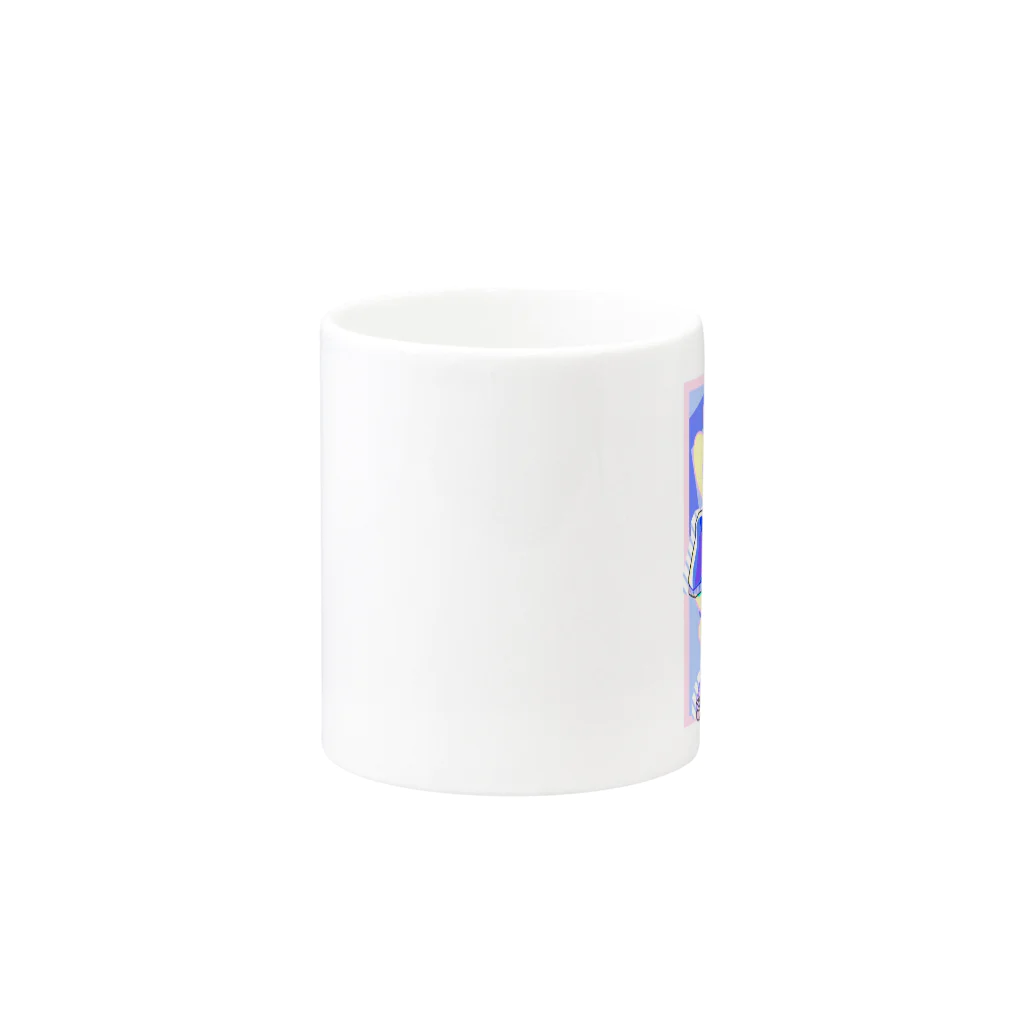 新・海底堂のシャーク・シャク・シャークくん Mug :other side of the handle