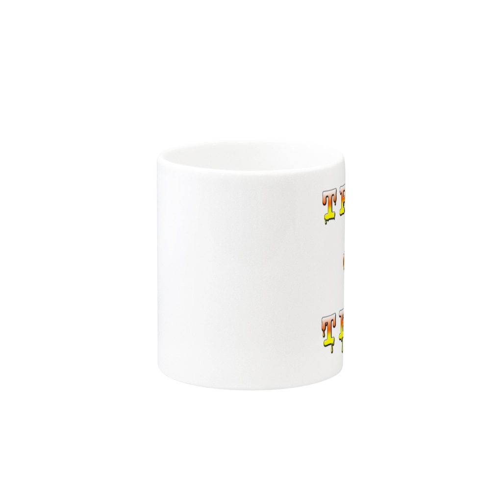 Planet EvansのCandy Cone Trick or Treat Mug :other side of the handle