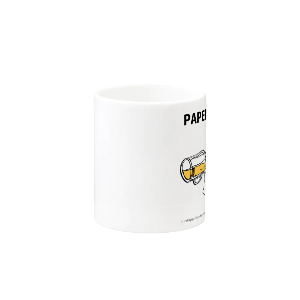 rakugayaのPAPER DAVID Drinking Mug :other side of the handle