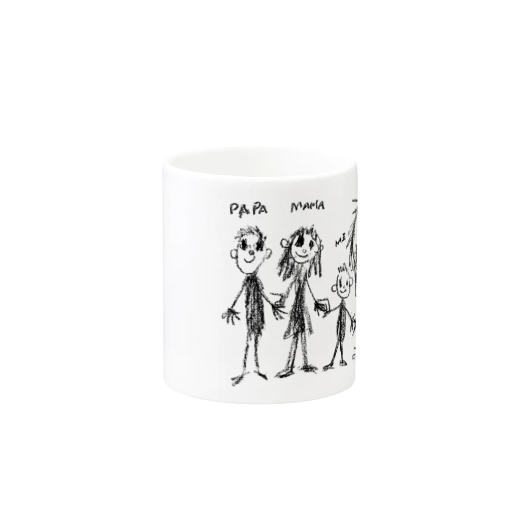 ponsukeのFamily ＆Friends Mug :other side of the handle