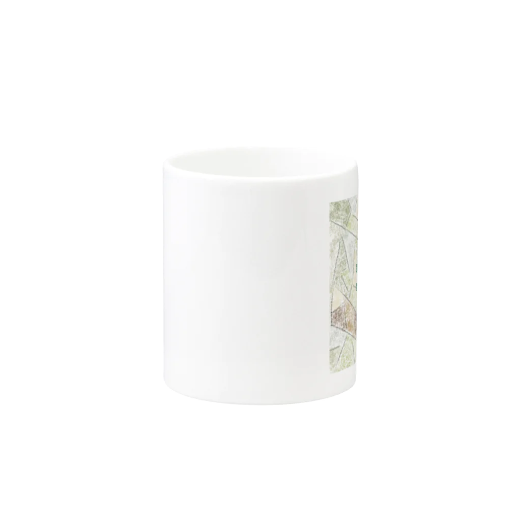 LeafCreateのQuiteStone MatchaSweets Mug :other side of the handle