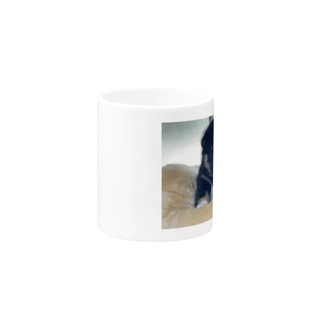 小豆のこまめ Mug :other side of the handle