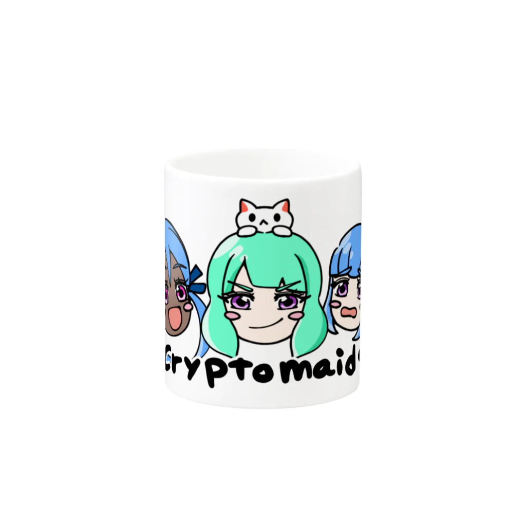 CryptoMaids❄️YukiのCryptoMaidsAdmins Mug :other side of the handle