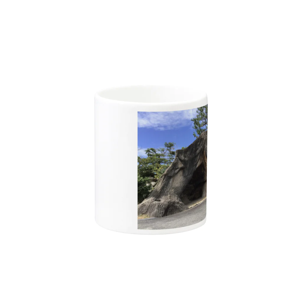 korineversの青空 Mug :other side of the handle