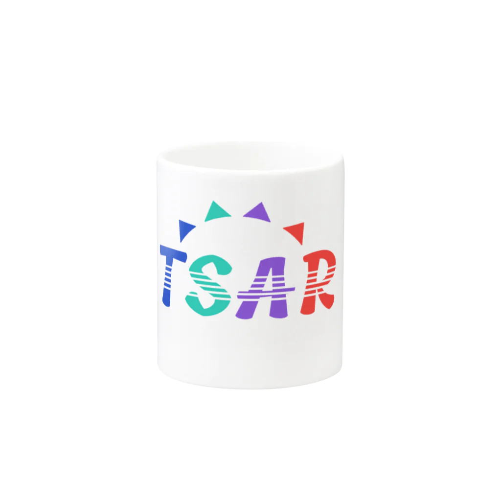 ういの推しグッズを置く場所の【TSAR】カラー文字のみVer. マグカップの取っ手の反対面