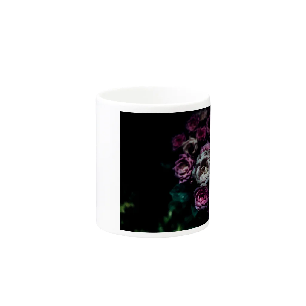 Koukichi_Tのお店のFlower in the dark Mug :other side of the handle