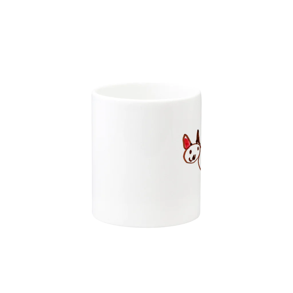 モッホくんのりすくん Mug :other side of the handle