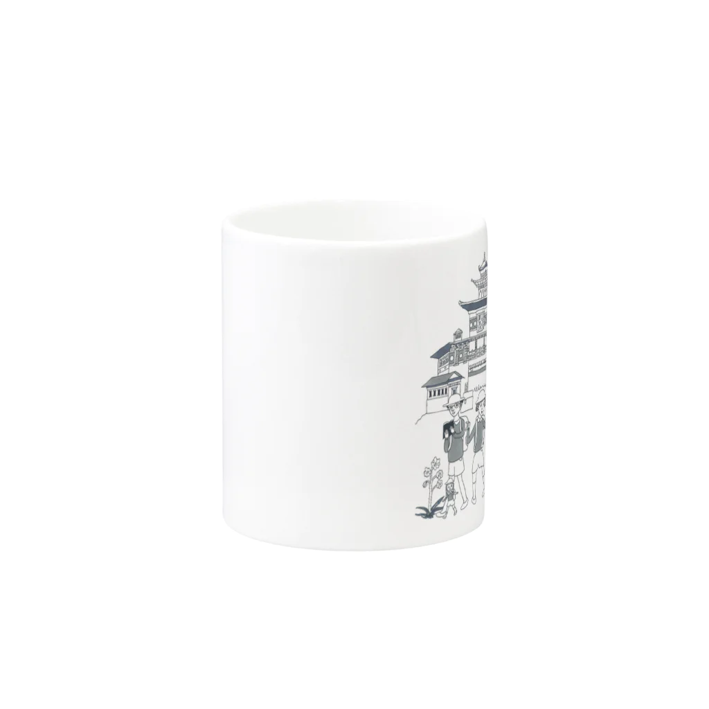 uchidayukkiのヤカン先生 Mug :other side of the handle