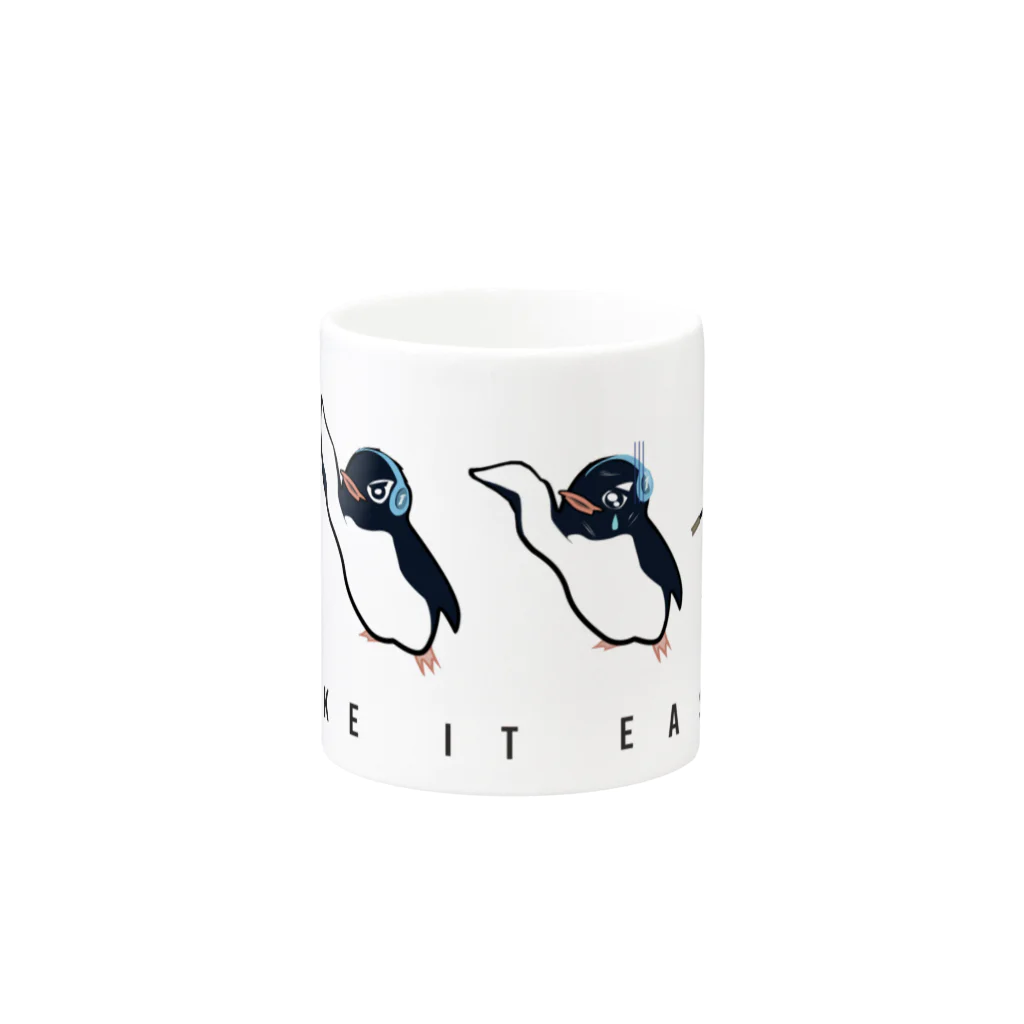 T.I.E STOREのマグカップ Mug :other side of the handle