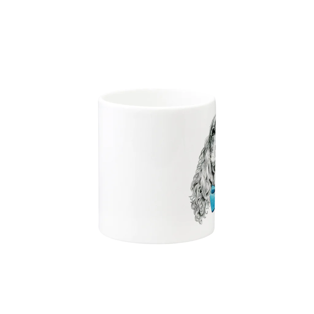 lilyamamのコッカースパニエル Mug :other side of the handle