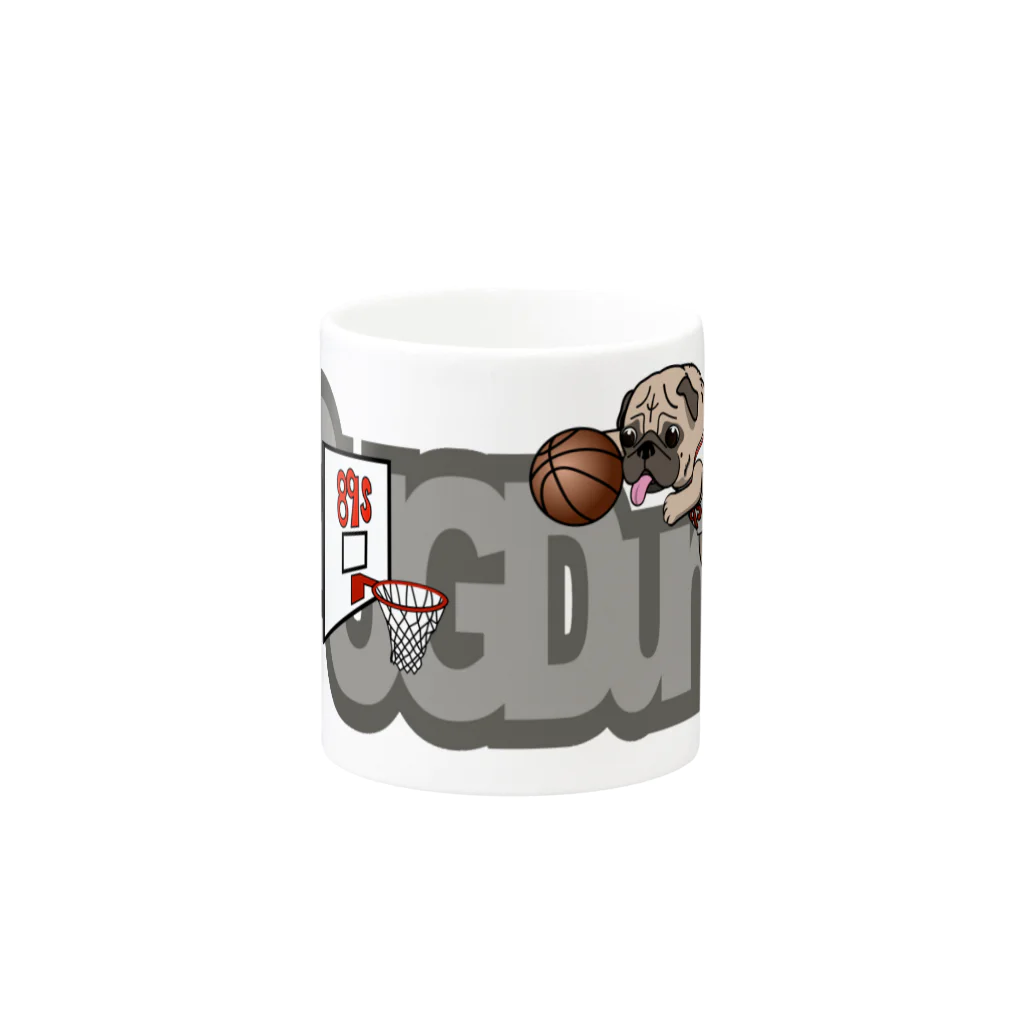 パグ PUG ぱぐ  OHMAI GALLERYのPUG-パグ-ぱぐ　おパグダンク グッズ Mug :other side of the handle
