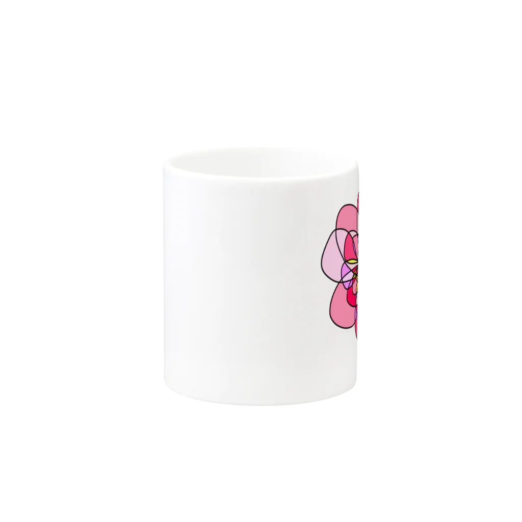 harunapenoの花Hana Mug :other side of the handle