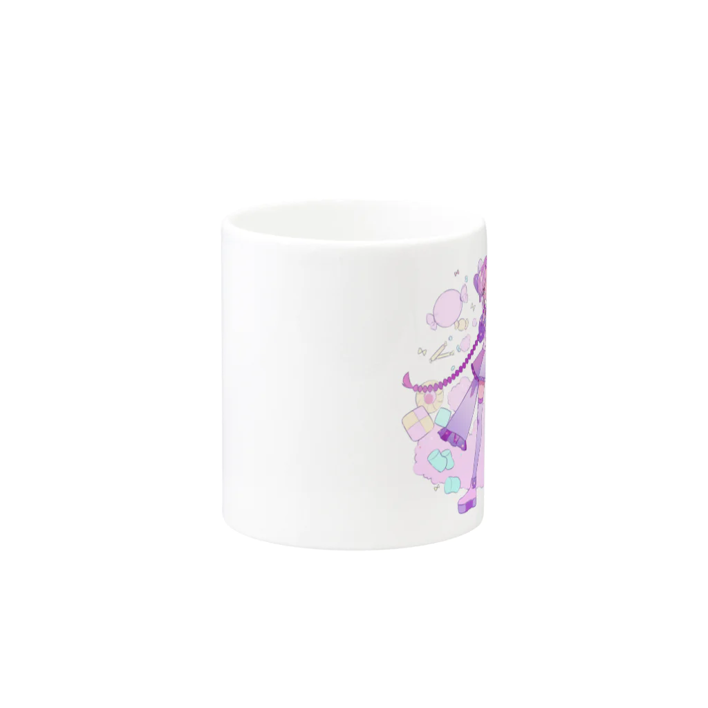 らららのららら　甘党女子 Mug :other side of the handle