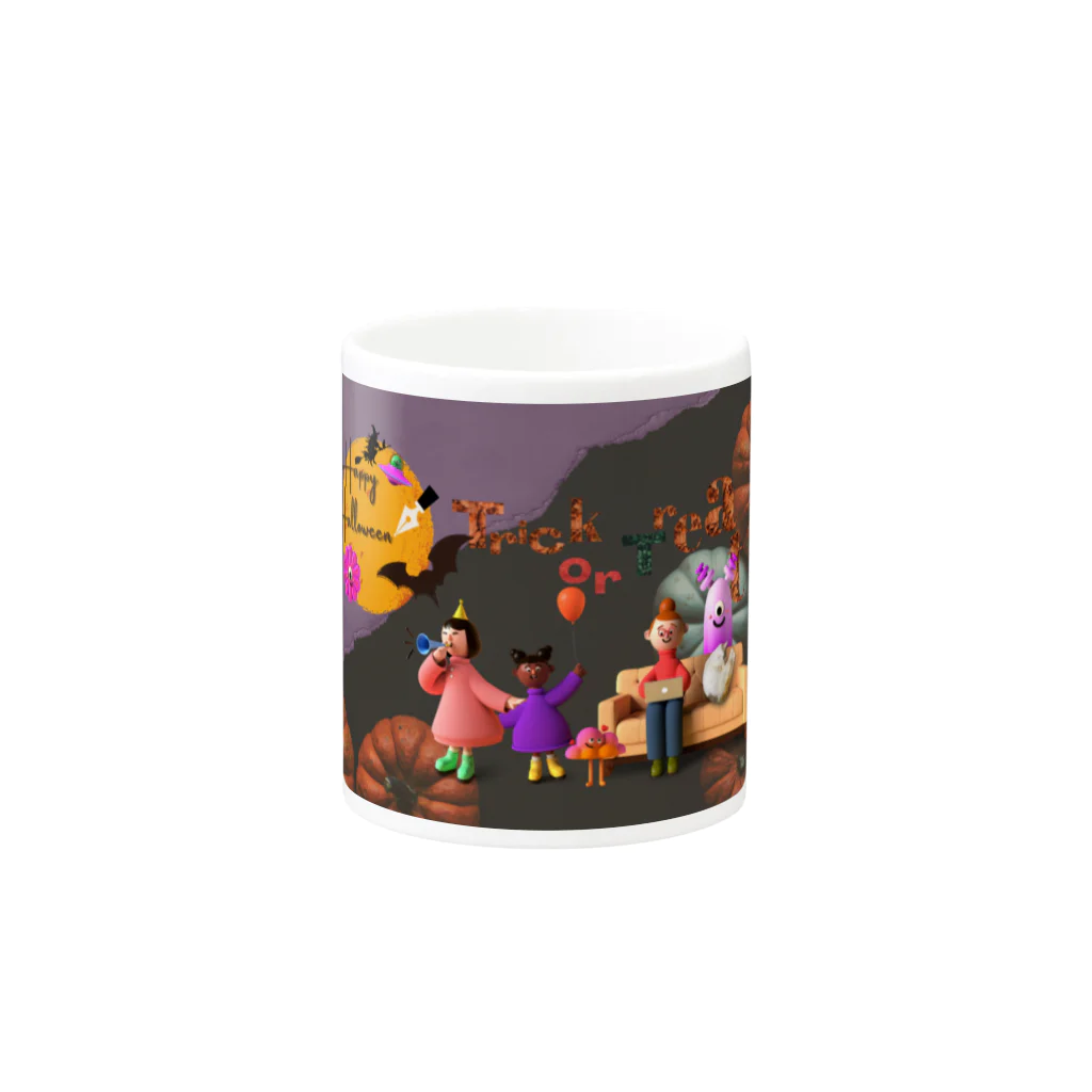 𝙈𝙊𝙈𝙊'𝙨 𝙎𝙝𝙤𝙥のHappy Halloween #05 Mug :other side of the handle