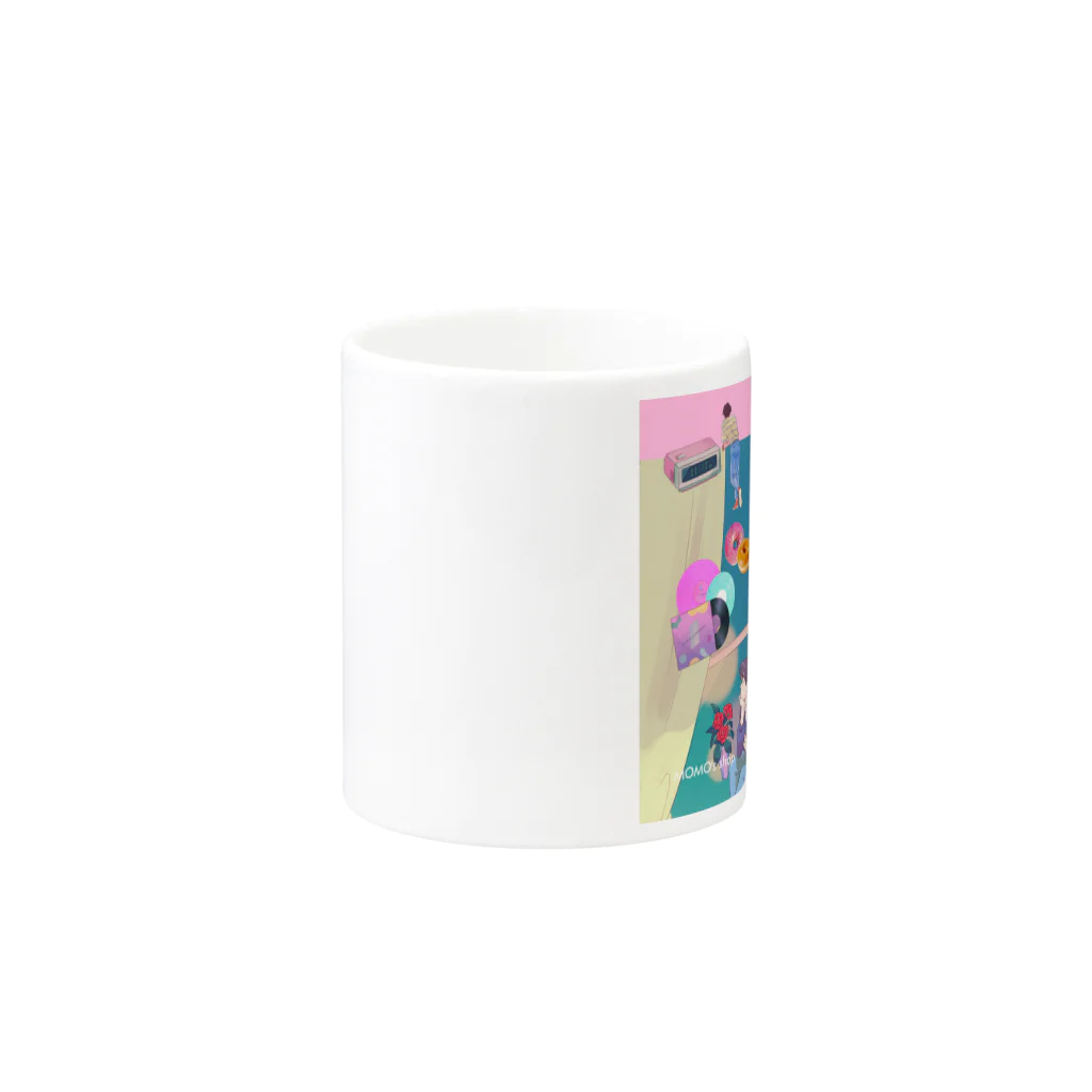 𝙈𝙊𝙈𝙊'𝙨 𝙎𝙝𝙤𝙥の90's anime & momo #03 Mug :other side of the handle