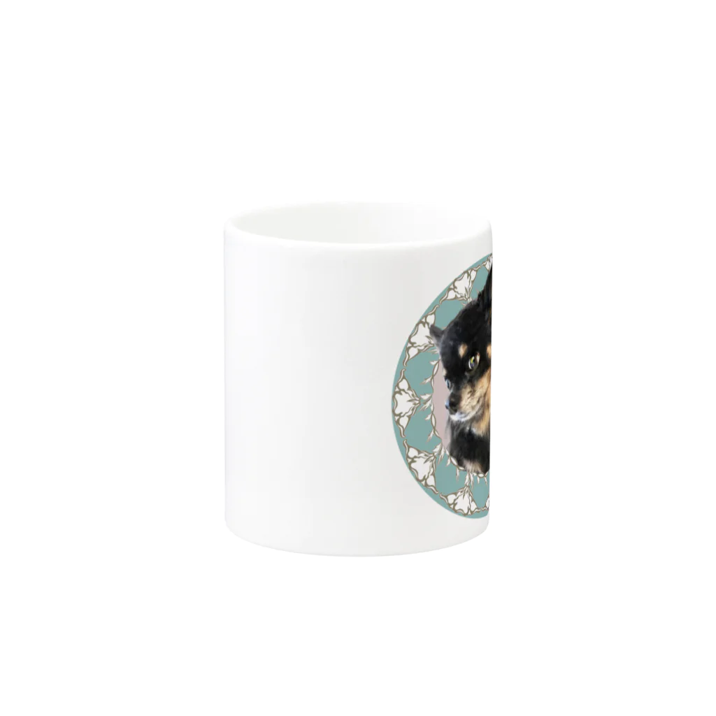 繭 茉由莉の◤‖-YOUR*PET-‖　GOMA Mug :other side of the handle