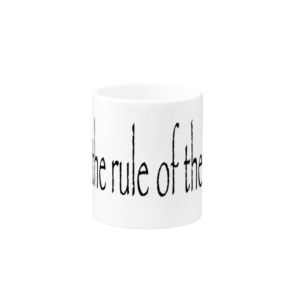 PALA's SHOP　cool、シュール、古風、和風、の悪魔どもの支配を終わらせる！ End the rule of the devils! Mug :other side of the handle