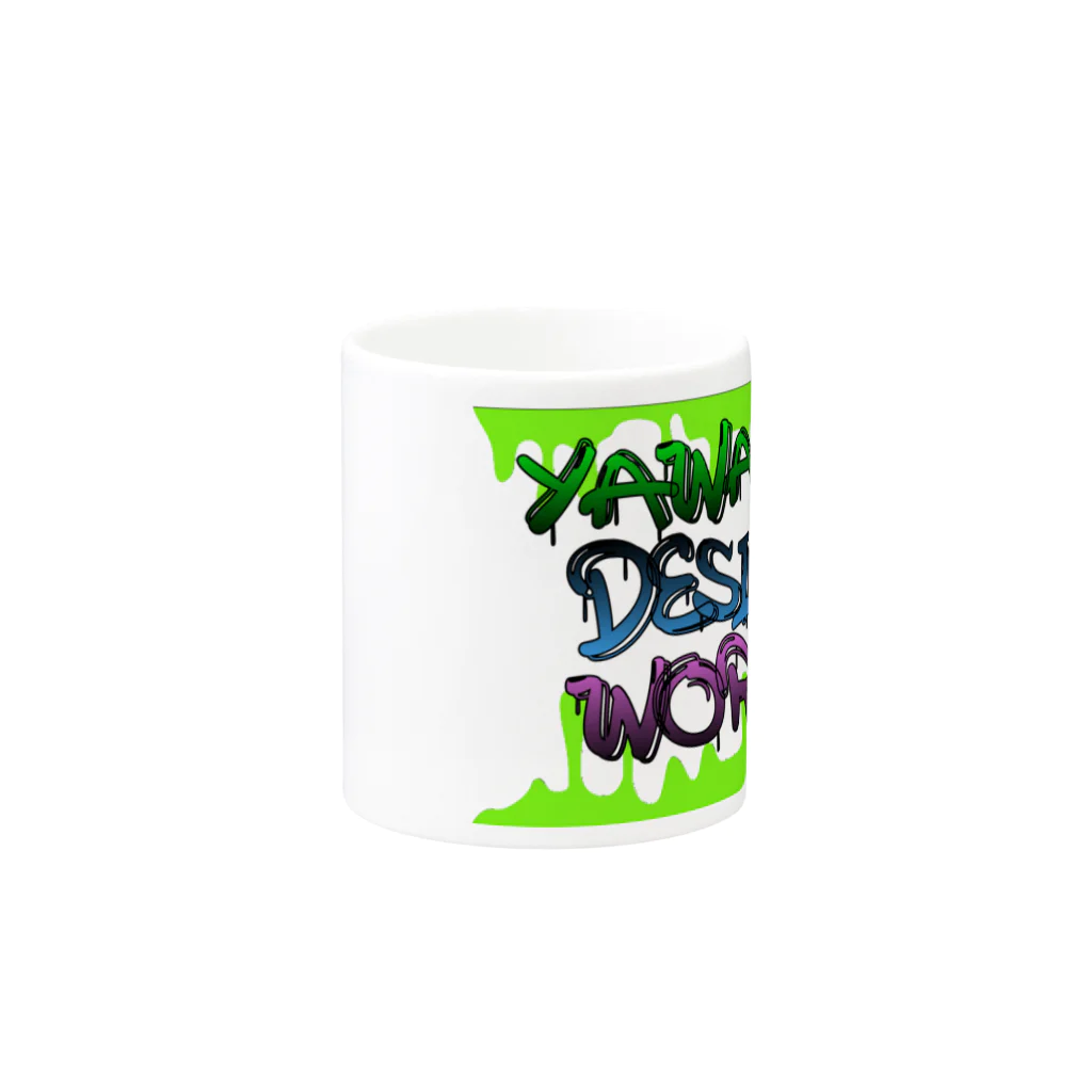 YAWARA Design WorksのYAWARA Design Works Mug :other side of the handle