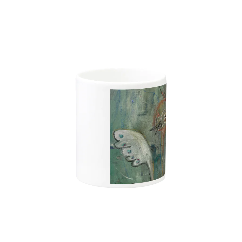 Mayaの鳥 Mug :other side of the handle