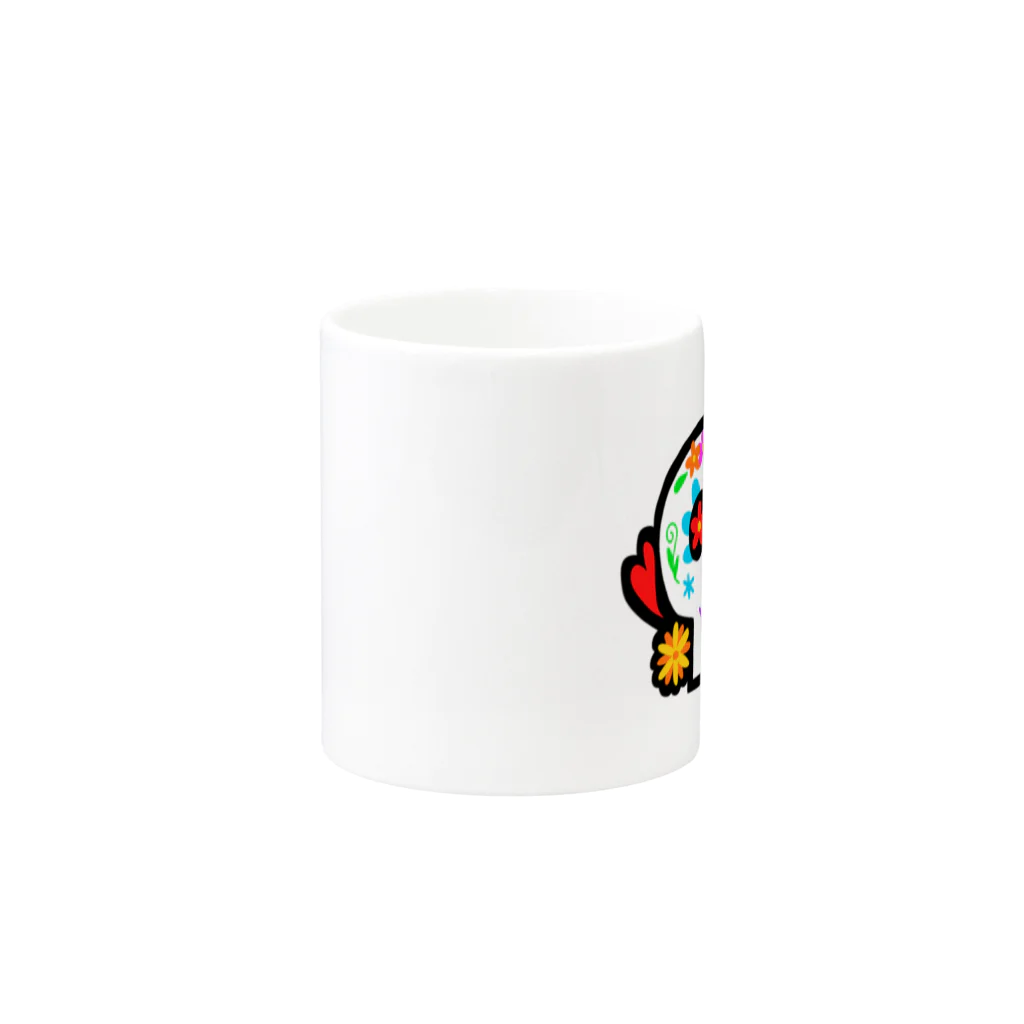 arcoirisのCalaveraーsimpleー Mug :other side of the handle