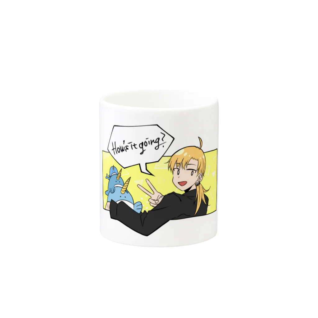 ときちゃんのときちゃんマグカップ Mug :other side of the handle