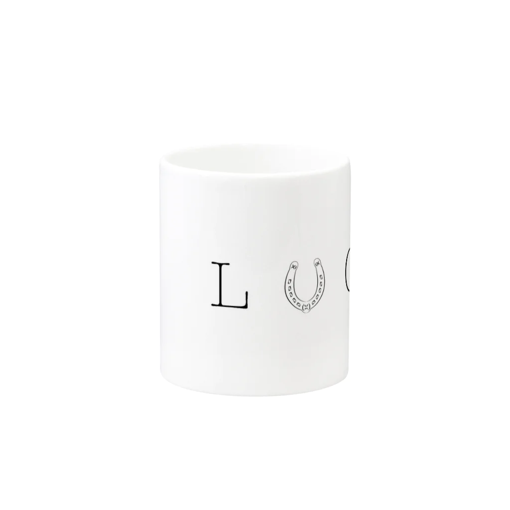 ゆたぽんのLUCK Mug :other side of the handle