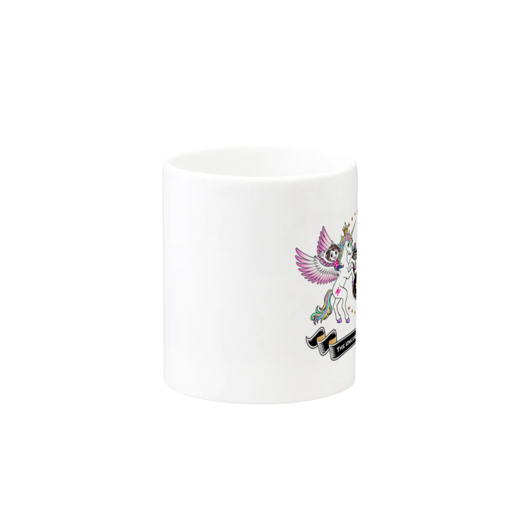 7IRO GLAMOUROUSの『ユニコーンとあばれ馬！』オリジナル・マグカップ☆ Mug :other side of the handle