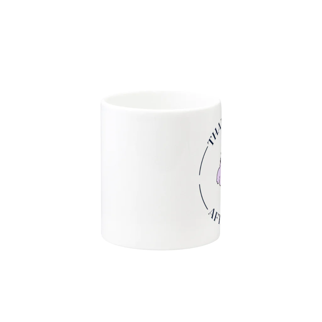 シルエットshopのシールちゃん文字Design Mug :other side of the handle