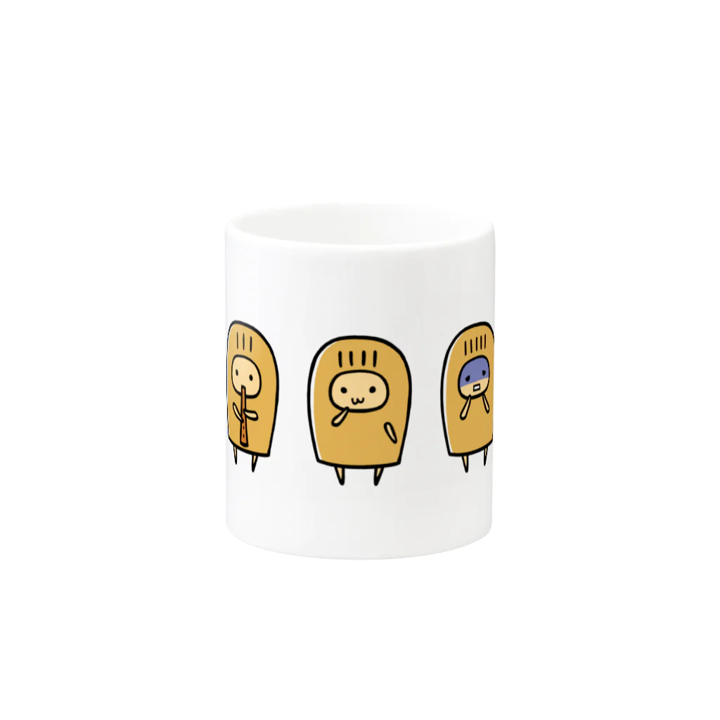 pit678chのこぴっと５兄弟マグカップ Mug :other side of the handle