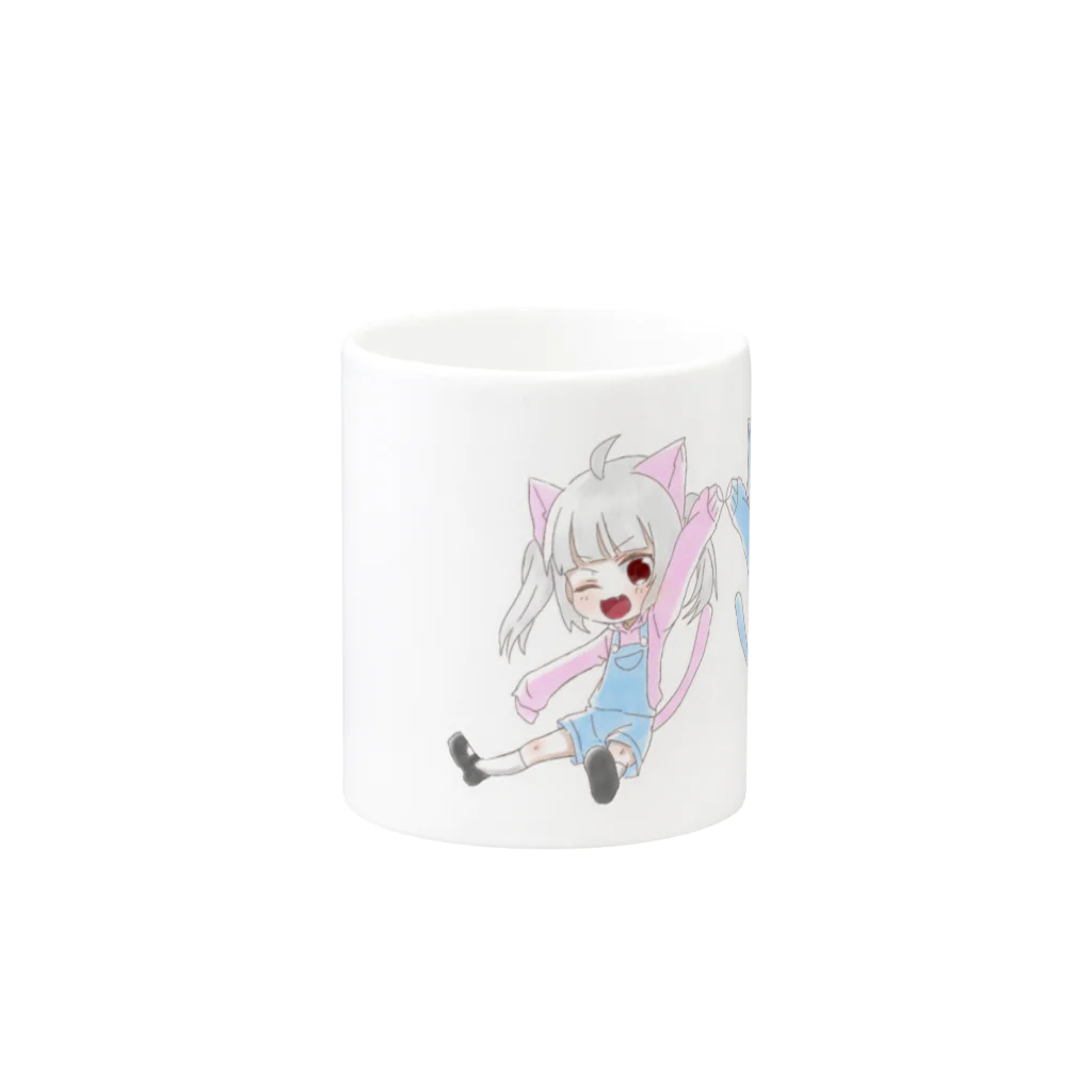 アヒャノのアヒョッ Mug :other side of the handle