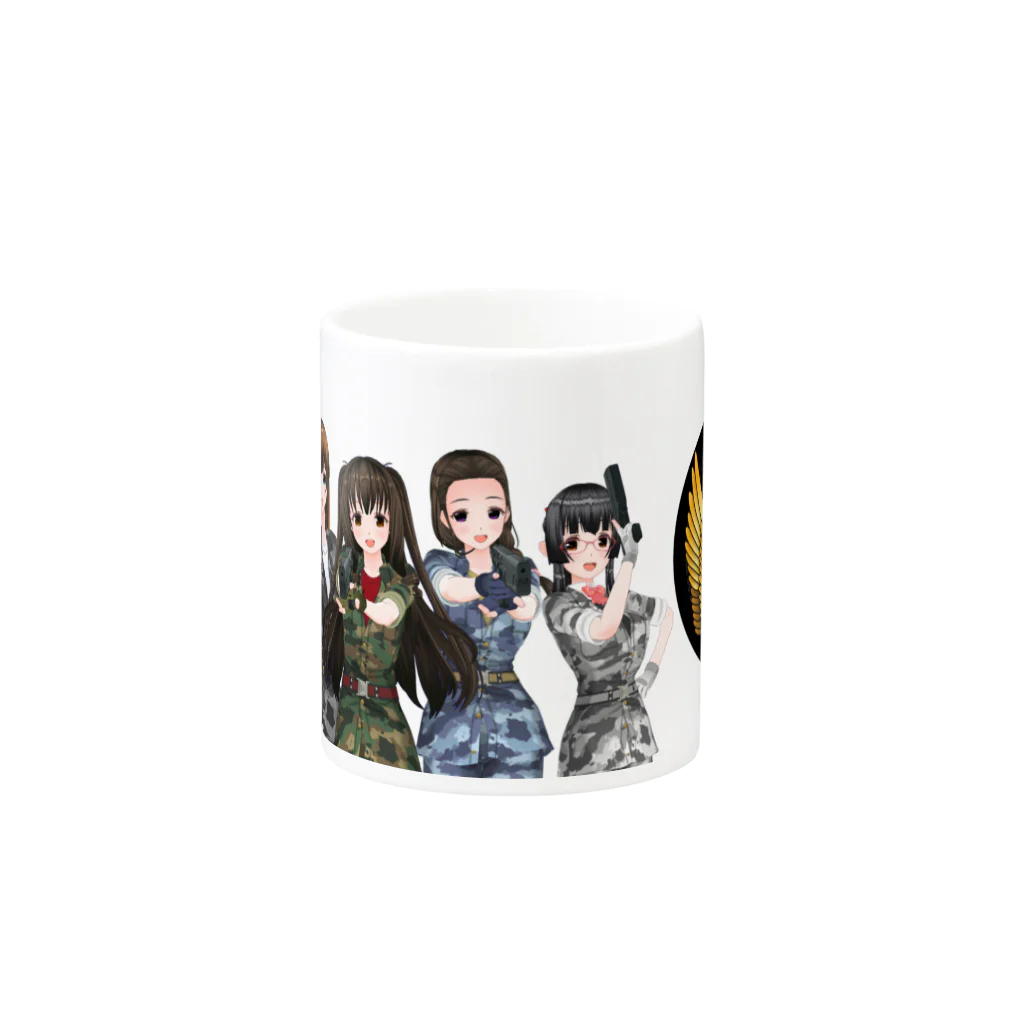 凛護隊　凛ちゃんショップの凛護隊マグカップ Mug :other side of the handle